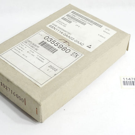Siemens Simodrive Optionskarte HSA 6SN1114-0AA02-0AA0 / Neu OVP - Maranos.de