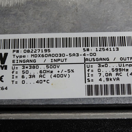 SEW Eurodrive MDX61B0030-5A3-4-0T 08279772 MDX61B-0T 08243506 DFE32B DEH11B - Maranos.de