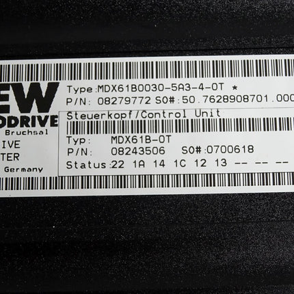 SEW Eurodrive MDX61B0030-5A3-4-0T 08279772 MDX61B-0T 08243506 DFE32B DEH11B - Maranos.de