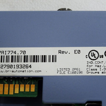 B&R 2003 Analoges Eingangsmodul 7AI774.70 Rev.E0