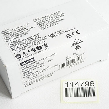 Siemens AS-i Kompaktmodul K45 3RK1100-1CQ20-0AA3 / Neu OVP - Maranos.de