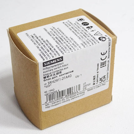 Siemens Hilfsschalterblock 3RH2911-2FA40 / Neu OVP - Maranos.de