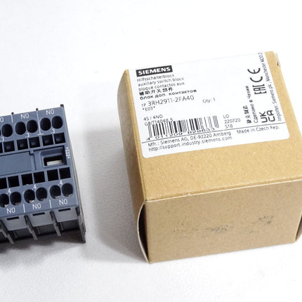 Siemens Hilfsschalterblock 3RH2911-2FA40 / Neu OVP - Maranos.de