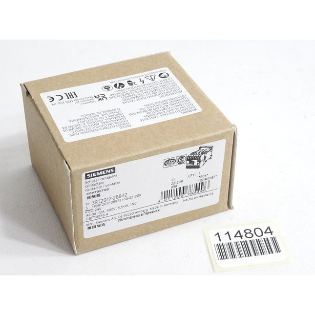 Siemens Schütz 3RT2017-2BB42 / Neu OVP - Maranos.de