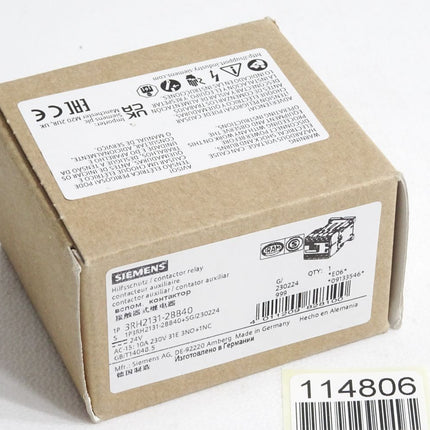 Siemens Hilfsschütz 3RH2131-2BB40 / Neu OVP - Maranos.de