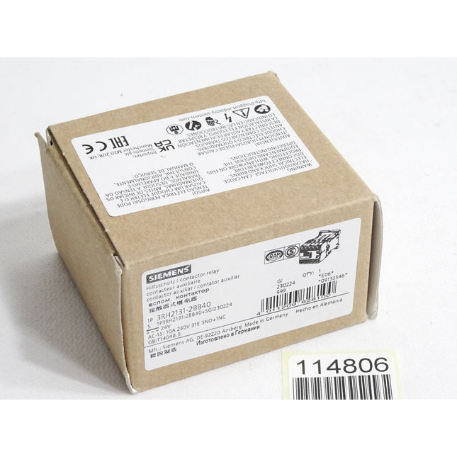 Siemens Hilfsschütz 3RH2131-2BB40 / Neu OVP - Maranos.de