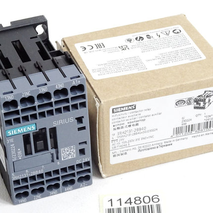 Siemens Hilfsschütz 3RH2131-2BB40 / Neu OVP - Maranos.de