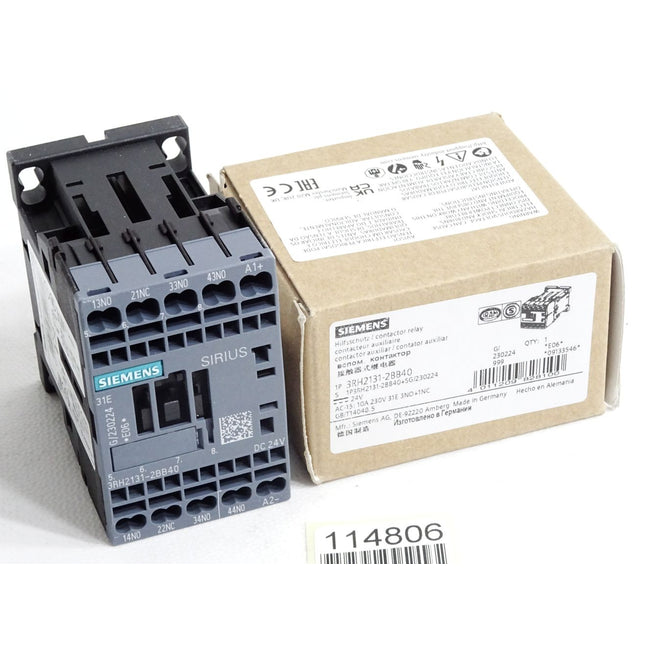 Siemens Hilfsschütz 3RH2131-2BB40 / Neu OVP - Maranos.de