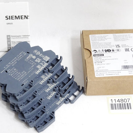 Siemens Koppelrelais 3RQ3018-1AB01 / inhalt:5 Stück / Neu OVP - Maranos.de