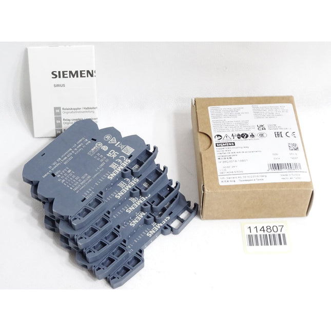 Siemens Koppelrelais 3RQ3018-1AB01 / inhalt:5 Stück / Neu OVP - Maranos.de