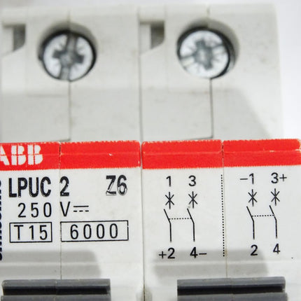 ABB Smissline LPUC2 Z6 Leitungsschutzschalter - Maranos.de