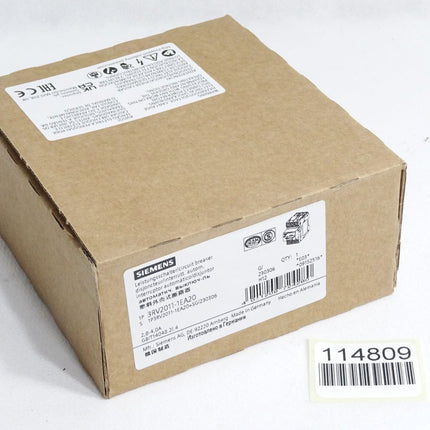Siemens Leistungsschalter 3RV2011-1EA20 / Neu OVP - Maranos.de