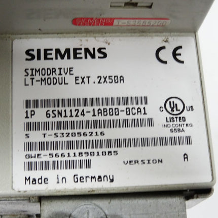 Siemens Simodrive LT-Modul EXT.2X50A 6SN1124-1AB00-0CA1 Version A