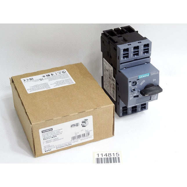 Siemens Leistungsschalter 3RV2011-1KA20 / Neu OVP - Maranos.de