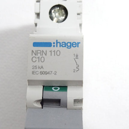 Hager NRN110 C10 25kA Leitungsschutzschalter - Maranos.de