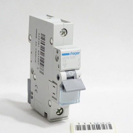 Hager MCN006 C6 Leitungsschutzschalter - Maranos.de