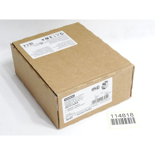 Siemens Leistungsschalter 3RV2021-1BA20 / Neu OVP - Maranos.de