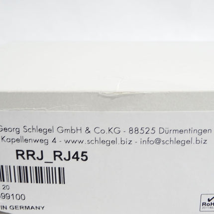 Georg Schlegel Elektroschalter RRJ_RJ45 RJ45-Buchse / Neu OVP - Maranos.de