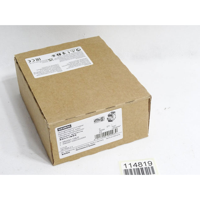 Siemens Leistungsschalter 3RV2021-1DA20 / Neu OVP - Maranos.de