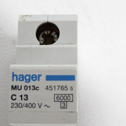 Hager Leitungsschutzschalter MU013c C13 451765 - Maranos.de