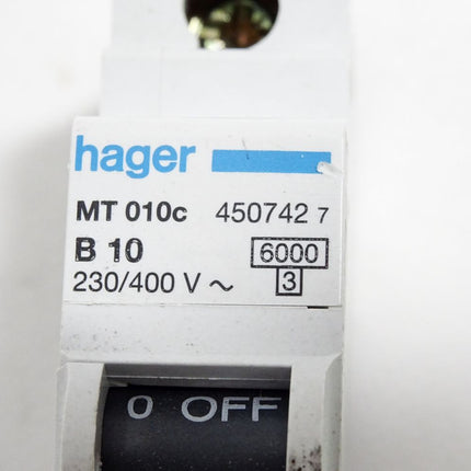 Hager MT010c B10 450742 Leitungsschutzschalter - Maranos.de