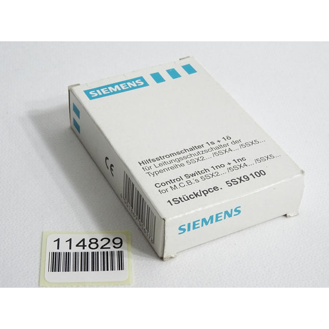 Siemens Hilfsstromschalter 5SX9100 / Neu OVP - Maranos.de