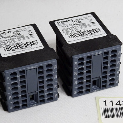 Siemens Hilfsschalterblock 3RH2911-2HA22 / Inhalt:2 Stück / Unbenutzt - Maranos.de