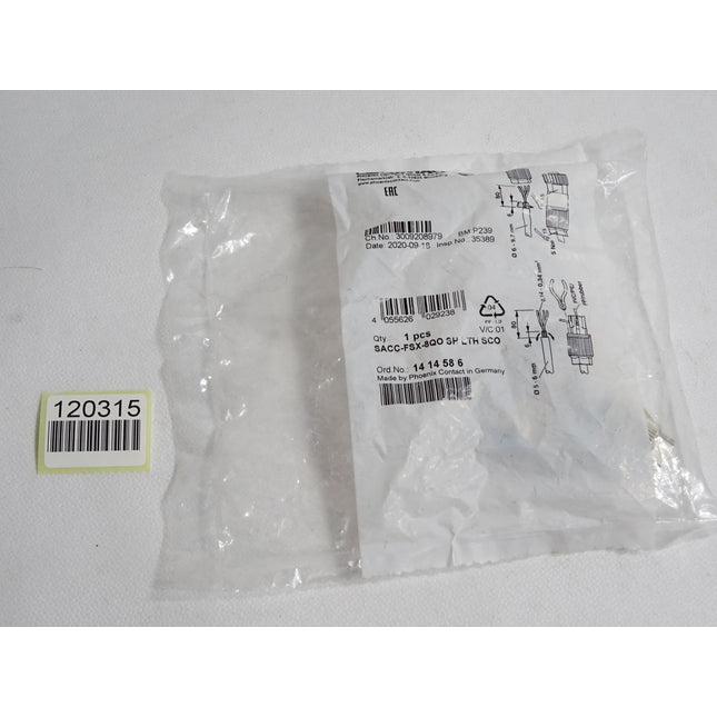 Phoenix Contact SACC-FSX-8QO SH ETH SCO Datensteckverbinder 1414586 / Neu OVP