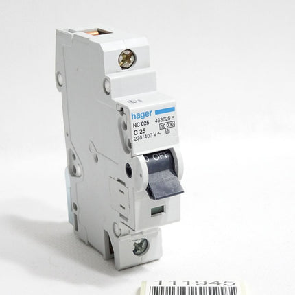 Hager NC025 C25 463025 Leitungsschutzschalter / Unbenutzt - Maranos.de