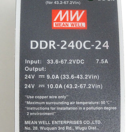 Mean Well DC/DC-Wandler DDR-240C-24