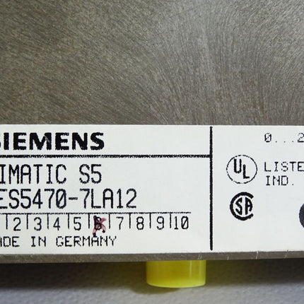 Siemens 6ES5470-7LA12 6ES5 470-7LA12 470 Analog Output - Maranos.de