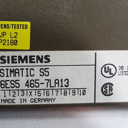 Siemens 6ES5465-7LA13 6ES5 465-7LA13 Analog input 465-7 - Maranos.de