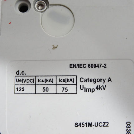 ABB S451M-UCZ2 Leitungsschutzschalter S451 M UC Z2 - Maranos.de