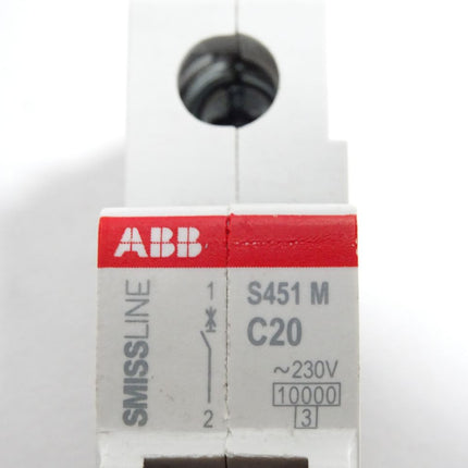 ABB Smissline S451M-C20 Leitungsschutzschalter S451 M C20 - Maranos.de