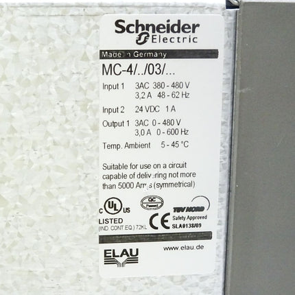 Schneider Electric Elau PacDrive MC-4 MC-4/11/03/400 13130245 E0P603 / Neuwertig