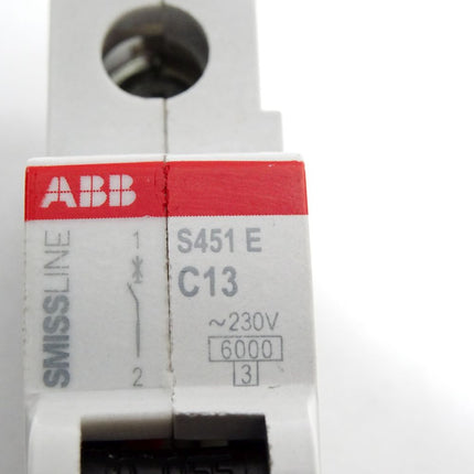ABB Smissline S451 E C13 S451E-C13 Leitungsschutzschalter - Maranos.de