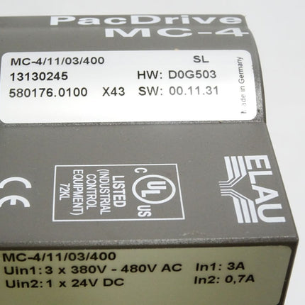 Schneider Electric Elau PacDrive MC-4 MC-4/11/03/400 13130245 D0G503