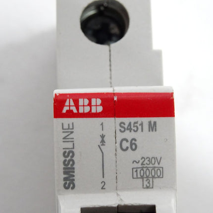 ABB Smissline S451M-C6 Leitungsschutzschalter S451 M C6 - Maranos.de