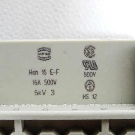 Harting Stecker Han15E-F 15A 500V 6kV / Unbenutzt