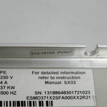 Lenze smd Umrichter ESMD371X2SFA 13188648 0.37kW 2R21