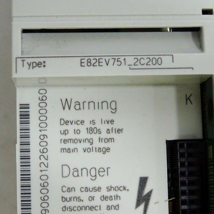 Lenze 8200 vector Inverter 00490606 0.75kW E82EV751_2C200 K