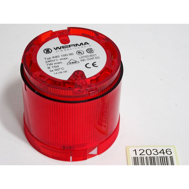 Werma Signaltechnik Dauerlichtelement rot 84010000 / Unbenutzt - Maranos.de