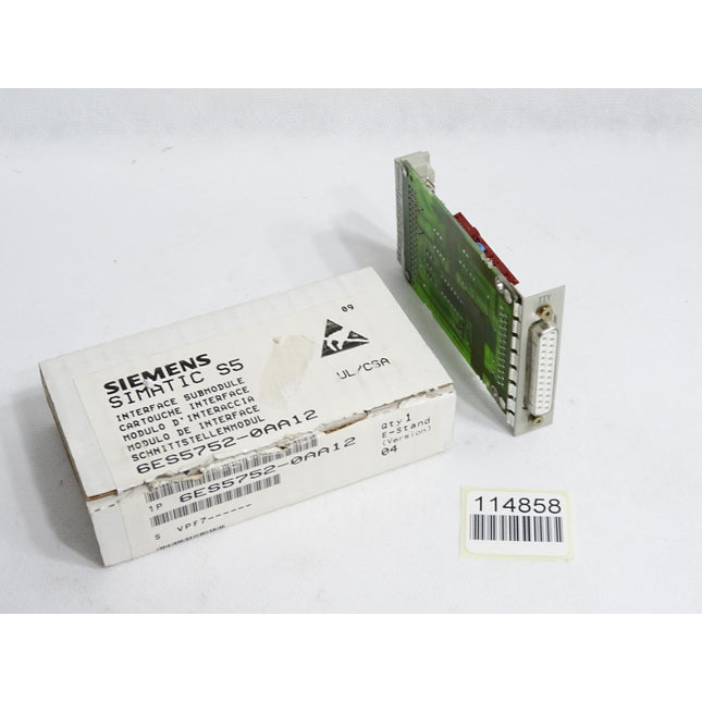 Siemens Interface Module 6ES5752-0AA12 6ES5 752-0AA12 / Neu OVP - Maranos.de