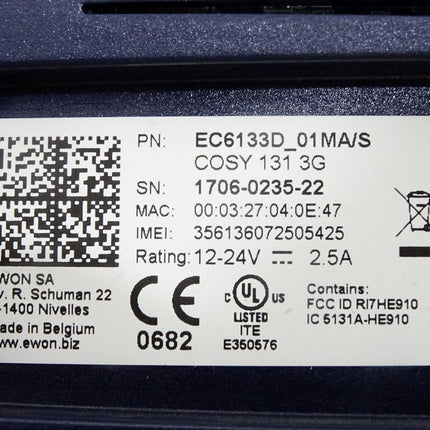 eWON Gateway W-Lan Cosy EC6133D_01MA/S COSY 131 3G