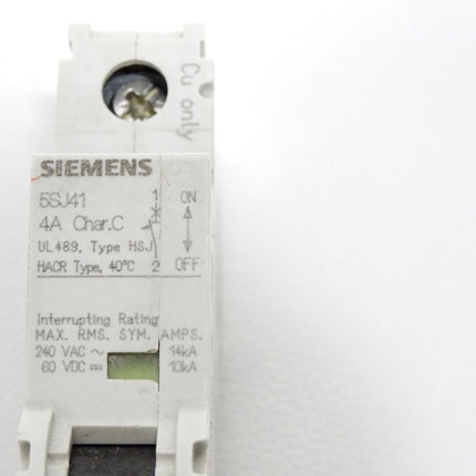 Siemens Leitungsschutzschalter 5SJ4104-7HG40 5SJ41 4A Char.C - Maranos.de