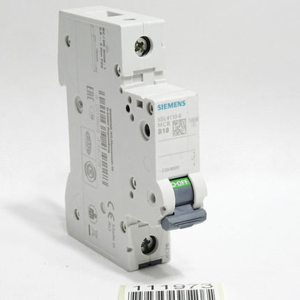 Siemens Leitungsschutzschalter 5SL4110-6 MCB B10 - Maranos.de