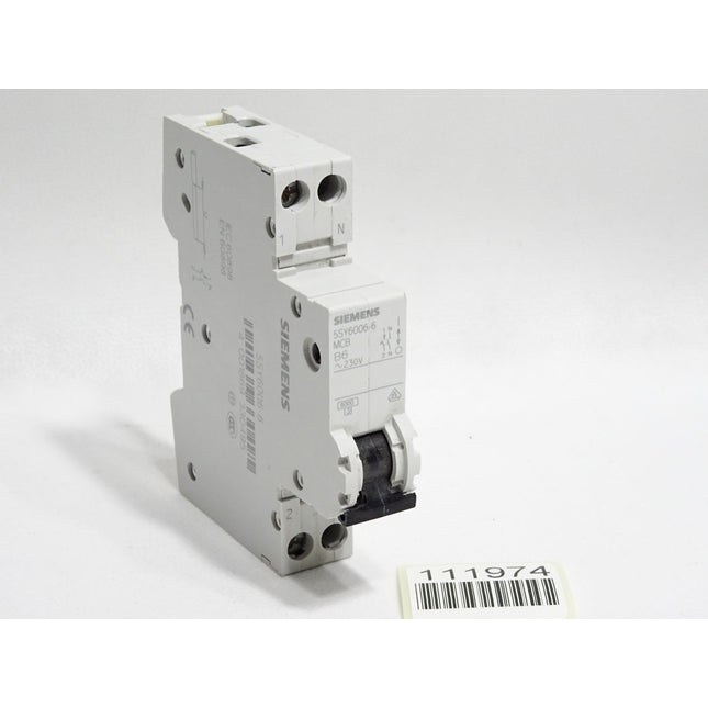 Siemens Leitungsschutzschalter 5SY6006-6 MCB B6 - Maranos.de