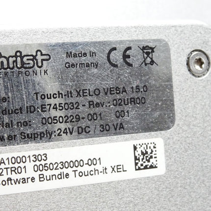 Christ Elektronik Panel Touch-It XELO VESA 15,0 E745032 / Neuwertig
