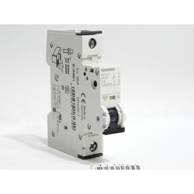 Siemens Leitungsschutzschalter 5SY4104-7 MCB C4 - Maranos.de