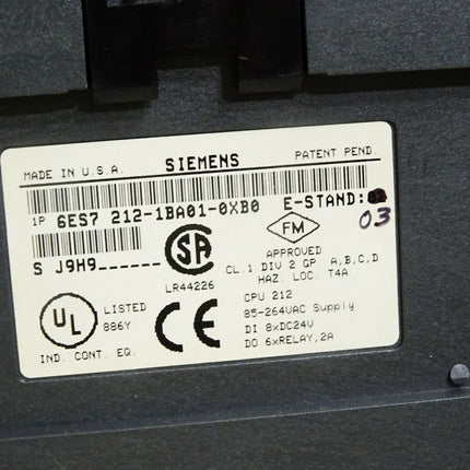 Siemens S7-200 CPU212 6ES7212-1BA01-0XB0 6ES7 212-1BA01-0XB0